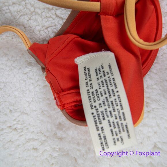 New!‎ Set! Zulu & Zephyr Free People Tie Curve Brief Bikini, size 2 - Picture 8 of 14